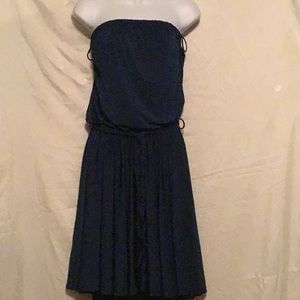 MILENA WOMAN DARK GREEN STRAPLESS DRESS SZ S